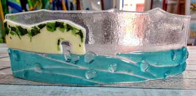 Durdle Door glass curve by Briony Maple. £35.