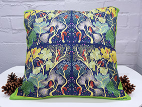 Brownsea Island cushion by Nicky Stockley
